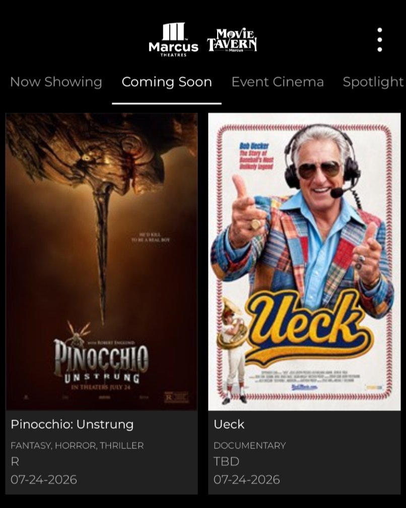 angryjsponge's tweet photo. PINOCCHIO UNSTRUNG TICKETS ARE LIVE AT MARCUS THEATERS AND WE ARE GETTING THURSDAY SHOWINGS!!!! @poohbandh https://t.co/DyY4NShkRN