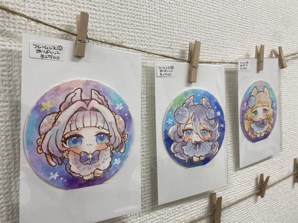 glad_2022's tweet photo. 🎀 Fancy Dreamy展5
🐟 深海に眠る不思議展2
🎂 メイドさんときどき執事(グループ展)

3会期設営が完了致しました✨
この後22時頃から設営post開始させていただきますのでお待ちください(*´`) https://t.co/Q4O1sD51bp