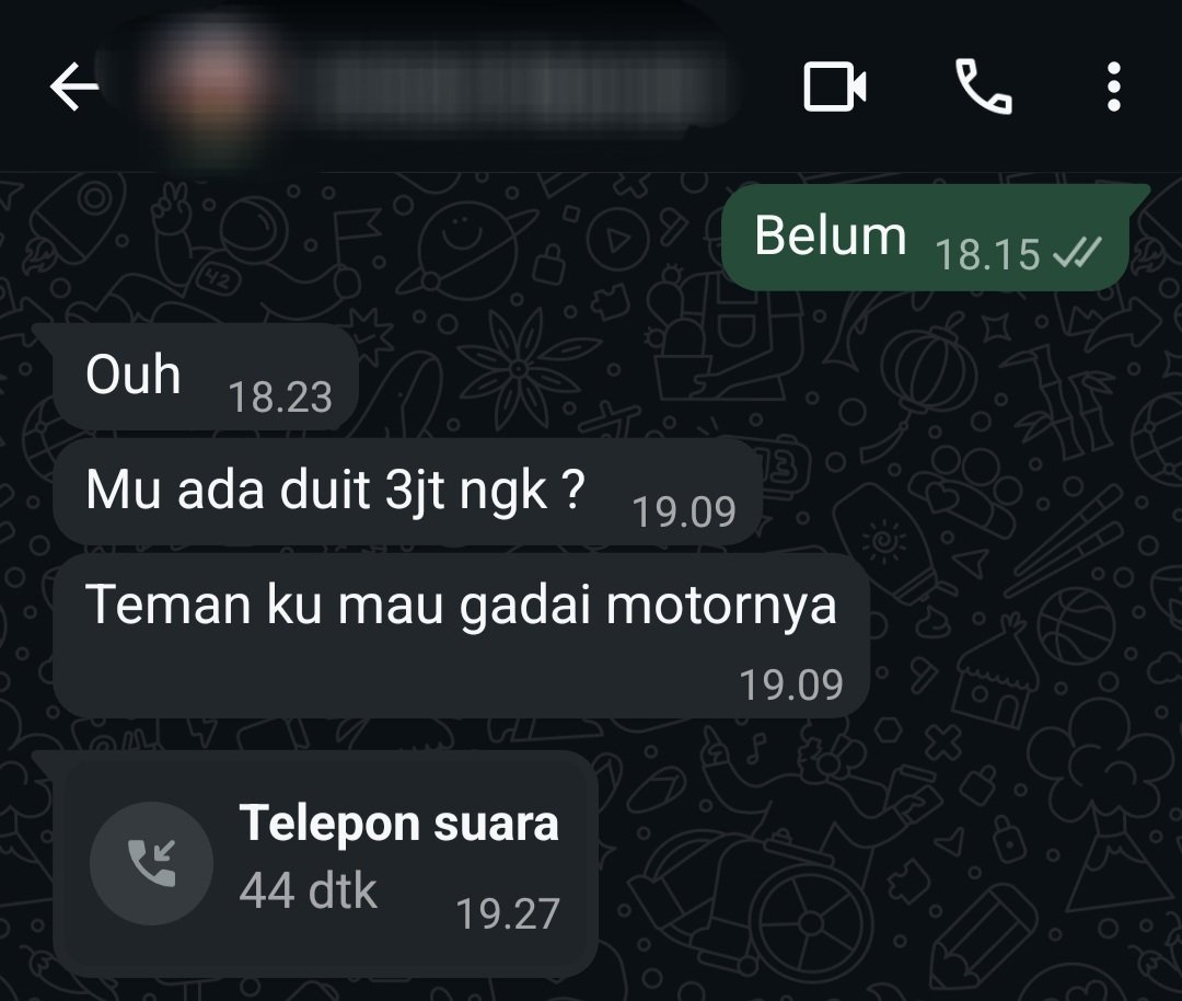 rewon189394's tweet photo. Kalau punya temen gini enaknya diapain yah?.
Minjam duit 3 juta ga kira kira di fikir gw anak pejabat kali

Masalahnya,
gw 12 jam kerja perhari, gaji sebulan nya cuma dapat 2,5 juta😭. https://t.co/8Bd1NEfDRu