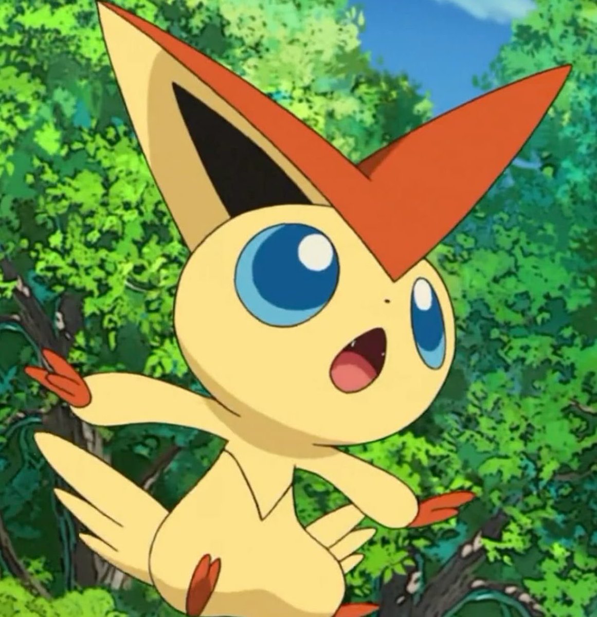 qtyjh's tweet photo. เอ็นดูอ่า น้องบอกแกะไม่ได้การ์ด victini เลย แต่ว่าพี่โดยองได้มา 2 ใบเลยแบ่งให้น้องจองอู 1 ใบ มันบอกแค่นี้ก็พอใจแล้วคับ  victini มันคือตัวนี้ที่น้องจองอูเคยบอกว่าเป็นตัวโปรดในโปเกม่อน ㅠㅠㅠㅠ พี่โดยองใจดีจังเลย https://t.co/AZYujrGqnx