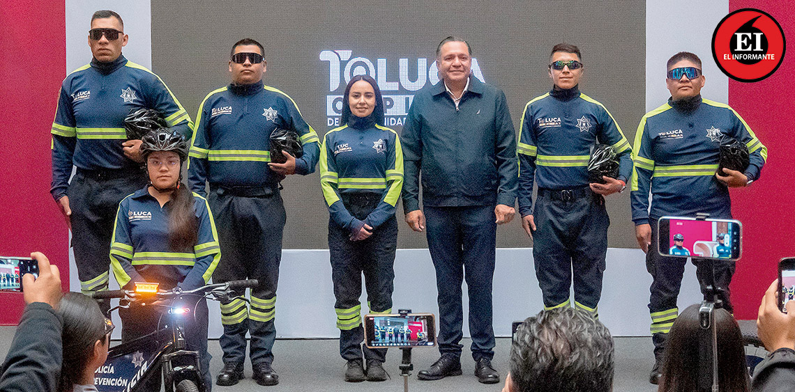 ElInformanteMX's tweet photo. @TolucaGob reduce casi 38% los #delitos de #AltoImpacto y fortalece #vigilancia con más #ciclopatrullas: @rimoba
Anuncia #fortalecimiento del #ProgramaDeProximidad para ampliar la #cobertura en #ciclovías, #parques y #EspaciosPúblicos.
https://t.co/6xSqbfB9mv https://t.co/QV1bKSr68q