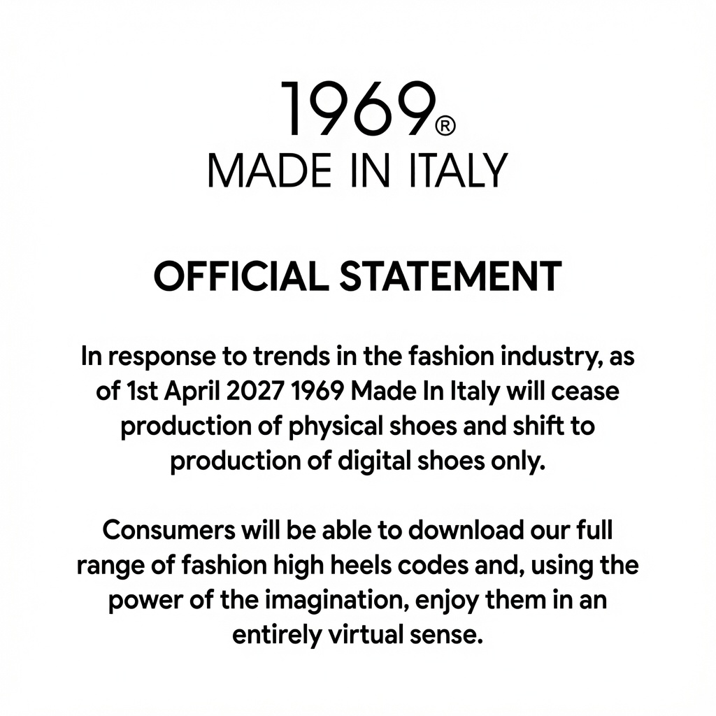 1969Boutique's tweet photo. 1969 Made in Italy 🇮🇹
Official Statement.
Please share 🔗 and repost. https://t.co/2bnWmVejJI