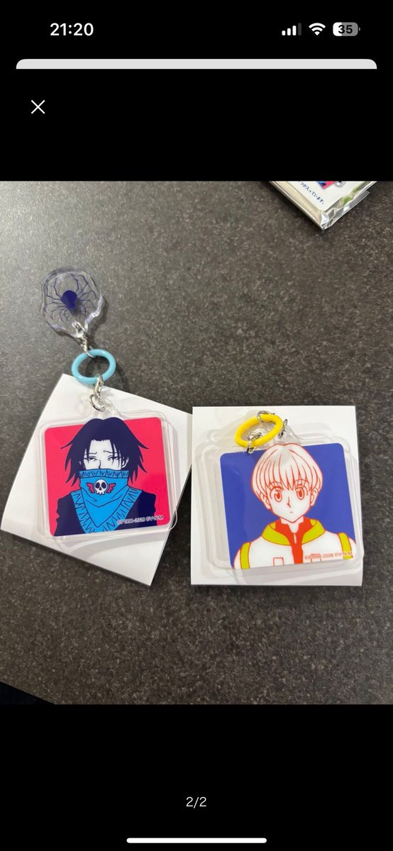 _metamooooon's tweet photo. HUNTER×HUNTER ハンターハンター サンキューマート ランダムめじるしチャーム 交換

譲：シャルナーク、フェイタン

求：同種 ヒソカ＞キルア

郵送希望📮 https://t.co/DfHfFMtgAA