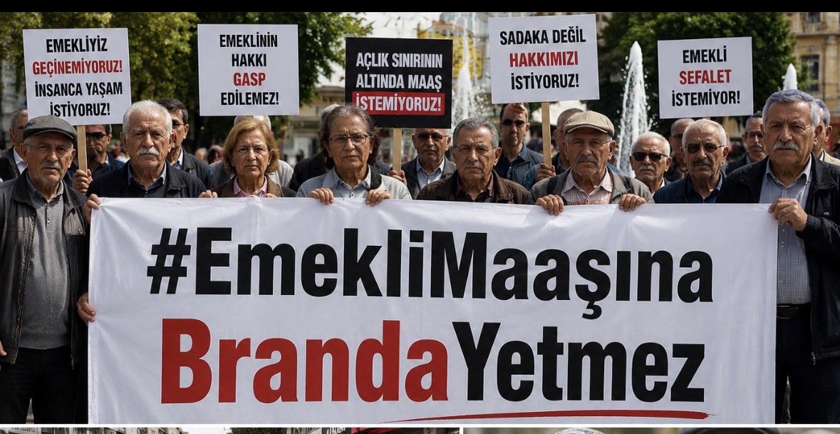 fortuna750811's tweet photo. @cenginyurt52 AKP’nin en düşük emekli maaşını 23.552 TL olarak öngören teklifi TBMM’ye sunuldu.

Bu rakam geçinmeye değil, yoksulluğu kalıcı hale getirmeye yetiyor.

Emekli sadaka değil, yıllarca ödediği primin karşılığını istiyor.

Bu teklifi kabul etmiyoruz.

#EmekliMaaşınaBrandaYetmez https://t.co/almBbxaGfA