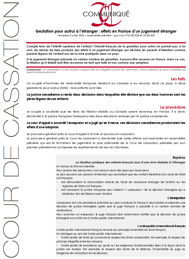 Courdecassation tweet picture