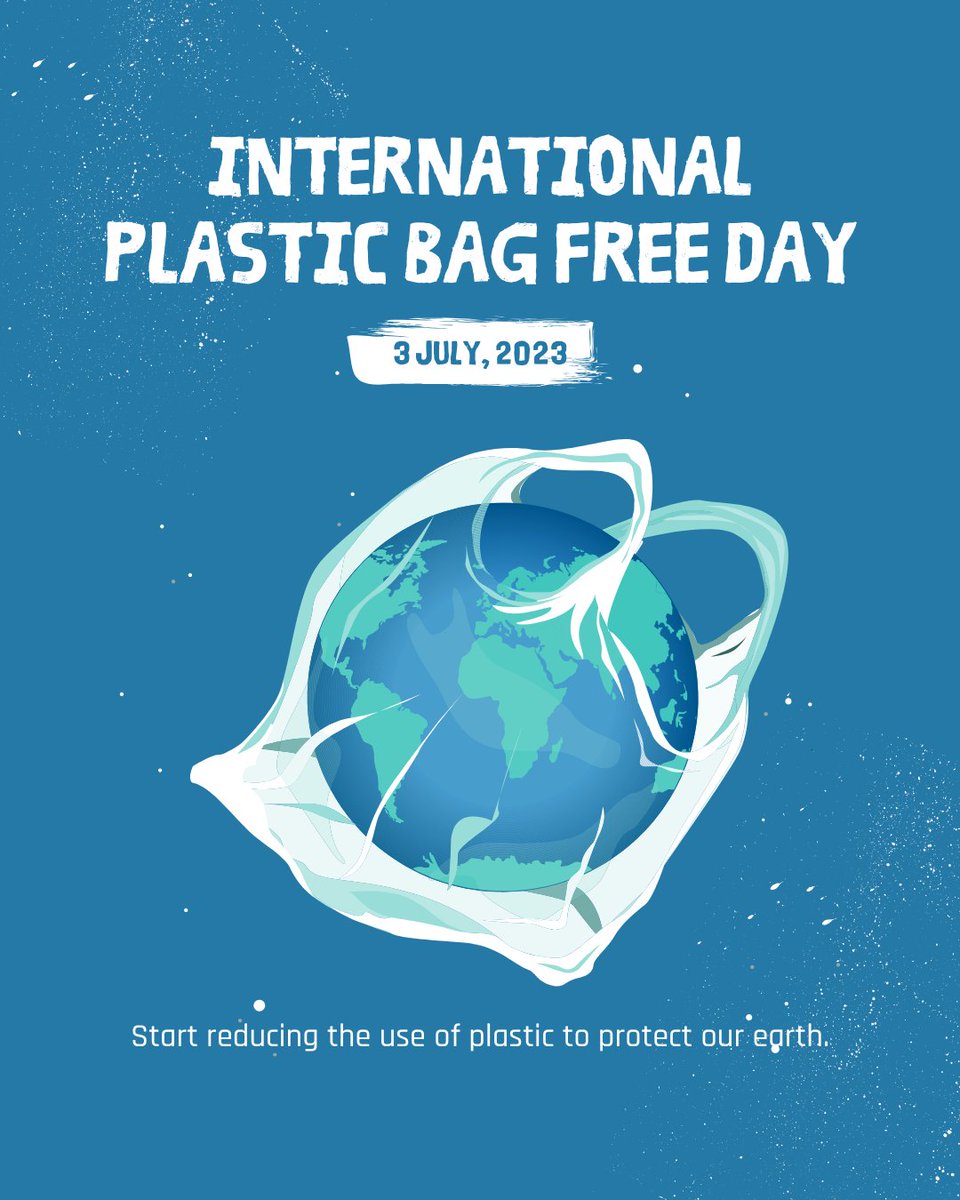 Andre_REALPRO's tweet photo. International Plastic Bag Free Day, celebrated on July 3rd, is a global initiative that aims to eliminate the use of plastic bags. 🛍️

#InternationalPlasticBagFreeDay #Holiday #July3rd #plasticbag #plasticbagfree #awareness https://t.co/q2YiLhzaEZ