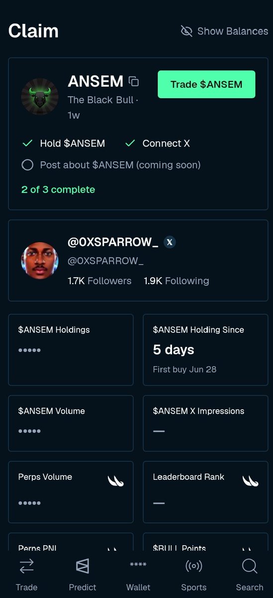 0XSPARROW_'s tweet photo. Position for $ANSEM airdrop?

• Register here 👉 https://t.co/rg56IHAlEe
• The platform is owned by @blknoiz06.
• Click "Join $ANSEM" at the top of the website.
• Connect your X account.
• Import the wallet that held your $ANSEM tokens.
• Then simply tweet about $ANSEM. https://t.co/VBZsj5xcEZ