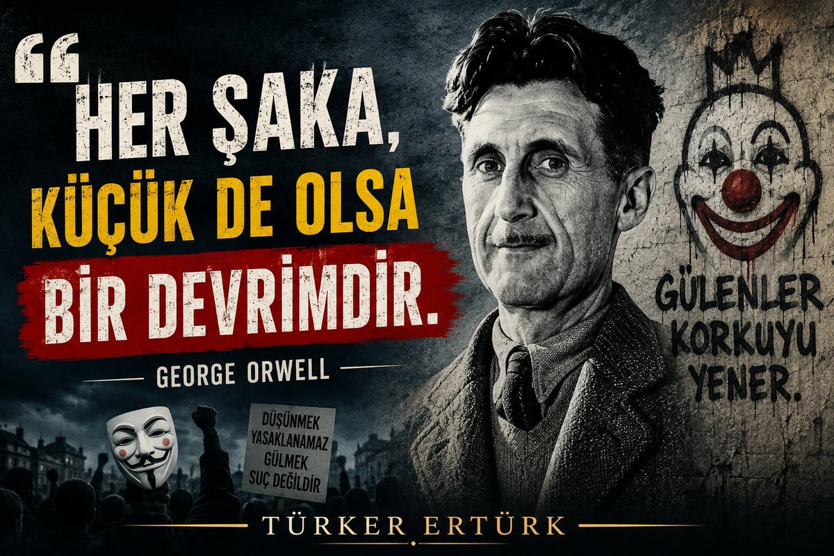Orsatramola's tweet photo. EĞER SIRA MİZAH YAPANLARA DA GELDİYSE REJİM TERMİNAL SAFHASINA GİRMİŞ DEMEKTİR. 

Otoriter rejimlerde mizah yükselir. Nedeni ise; Açık eleştiri sansür, baskı veya cezalandırma riski taşıdığında insanlar düşüncelerini fıkra, karikatür, ironi ve hiciv yoluyla ifade etmeye başlar. Mizah, dolaylı bir eleştiri dili hâline gelir.

Mizah sansürü aşmanın bir yoludur. Açıkça söylenemeyen şeyler metafor, kinaye ve hicivle ifade edilir. Bu nedenle otoriter dönemlerde ince mizah ve sembolik anlatım gelişme eğilimindedir.

Mizah; Toplumsal dayanışma oluşturur. Aynı fıkraya gülen insanlar, ortak bir deneyimi ve ortak bir eleştiriyi paylaşırlar. Mizah, sessiz bir toplumsal iletişim ağı işlevi görür.
