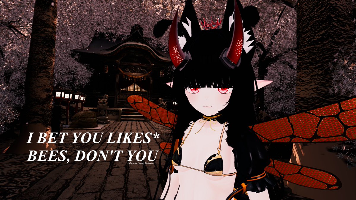 CatSlaederVR's tweet photo. I BET YOU LIKES*
BEES, DON'T YOU🍯 https://t.co/yzpJ38yOyu