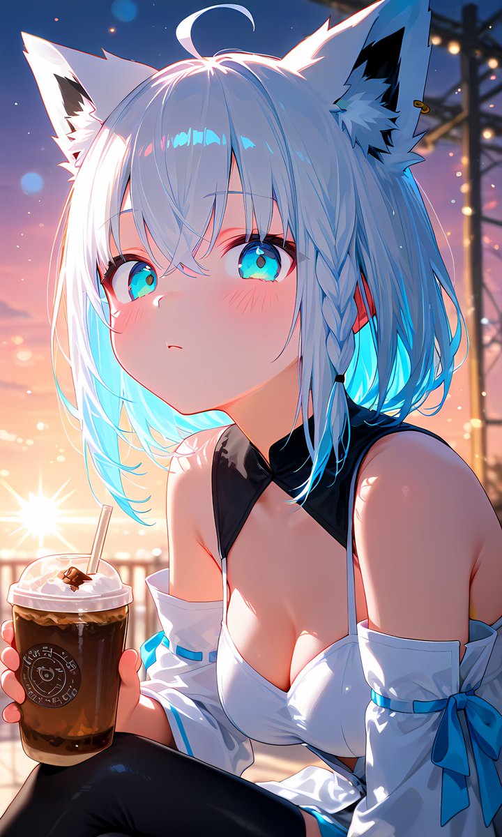 AIart #hololiveGamers 休憩フブちゃん💕みんなもお疲れ様だよ