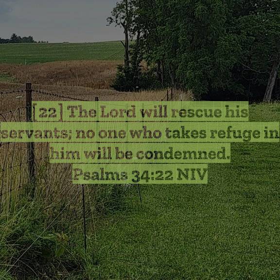 Beam413My's tweet photo. Psalms 34:22 NIV
[22] The Lord will rescue his servants; no one who takes refuge in him will be condemned.

https://t.co/HEITYvFErd https://t.co/TKu0H4IVg3