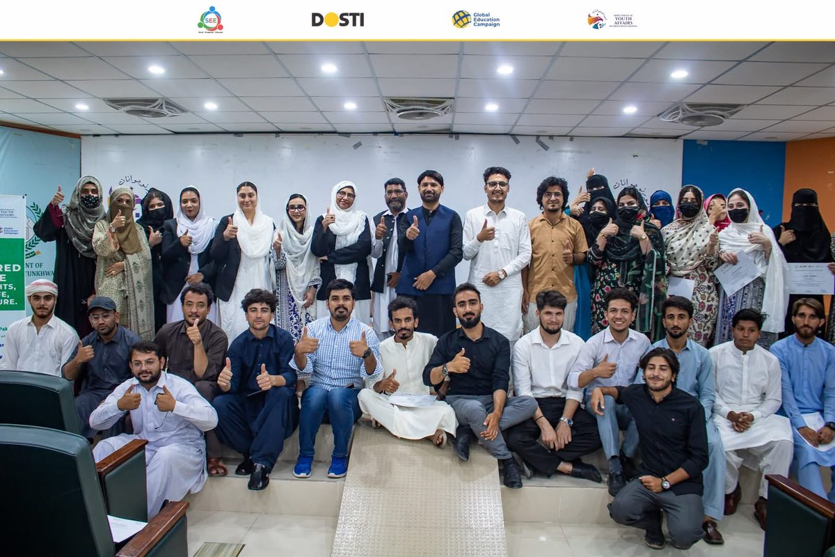 Seeorganization's tweet photo. Standing in Solidarity for Her Rights, Her Life, and Her Future. 

We are proud to have collaborated with Dosti Welfare Organisation and the Directorate of Youth Affairs, KPK for the impactful seminar: "SHE HAS SUFFERED MORE: Her Rights, Her Life, Her Future." https://t.co/o6QNpuR3Yf