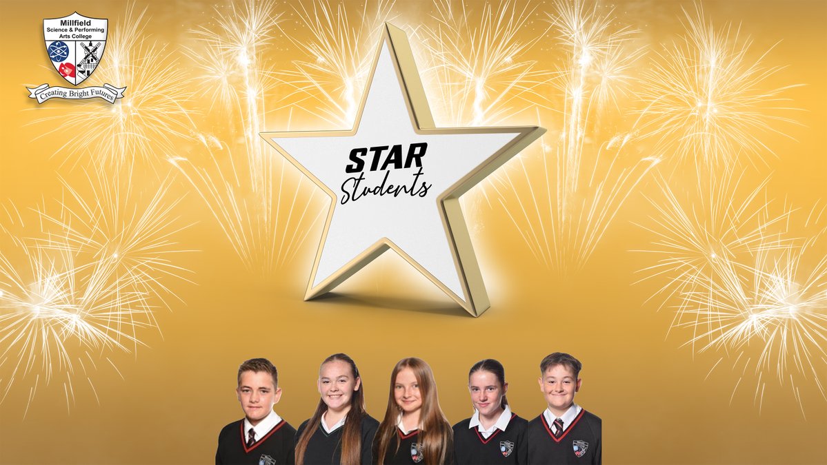 Millfieldhighsc's tweet photo. Well done to this week's star students, nominated by their teachers for their exceptional work.
#TeamMillfield
#BeExceptional https://t.co/D8OYR9mH0i
