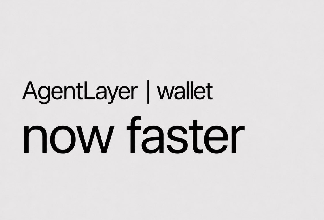agentlayer_ai's tweet photo. here are some of the improvements shipped in the latest update

beyond the new capabilities, agentlayer plugin is now significantly faster:

> read-only requests now use a dedicated execution path
> ~2.5× faster on cold (first) requests
> ~10× faster on warm requests

your agent can now read wallet state much faster, make decisions sooner, and get the right context in under a second