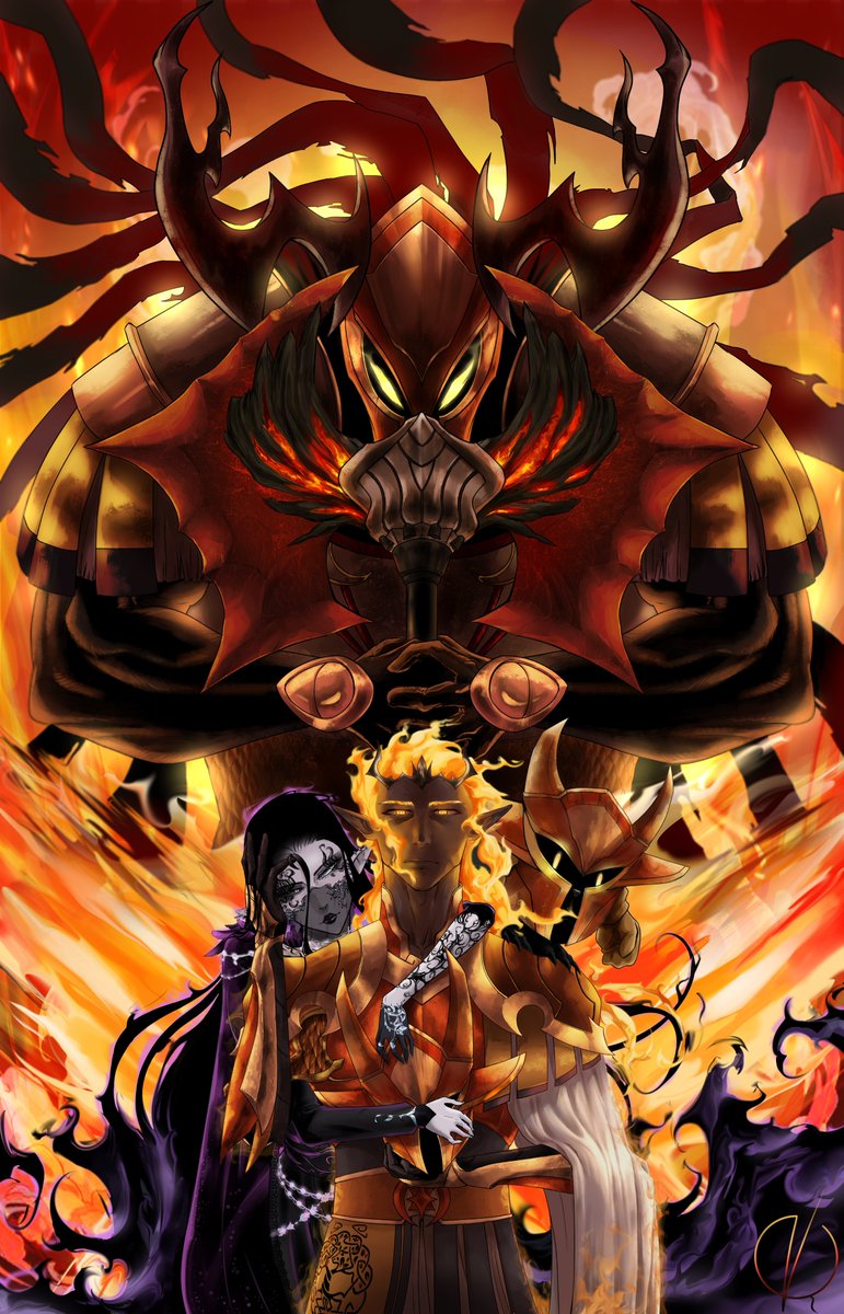 ImVikari's tweet photo. The "war" faces!
A commission for @Haos51 https://t.co/IrS4MU3dcO