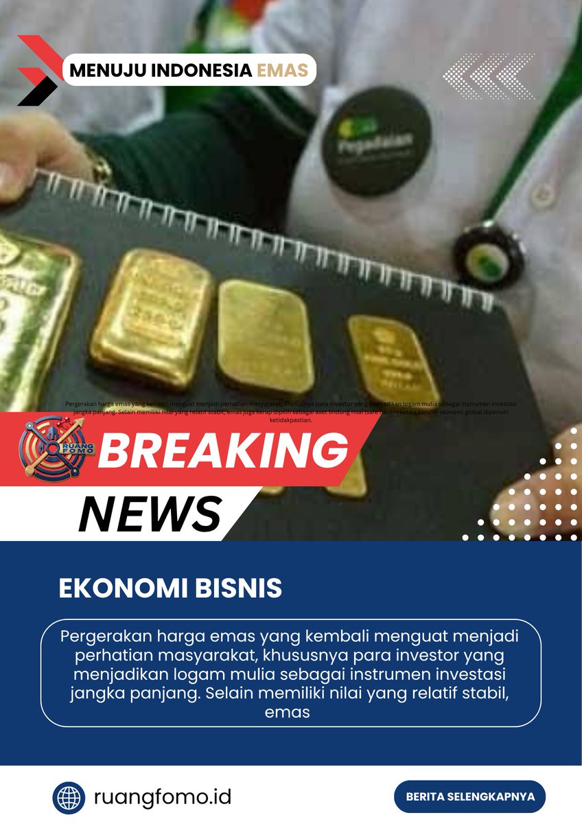 ruangfomo's tweet photo. https://t.co/jvdrkeNE3j,- Harga Emas Pegadaian Naik, Ini Rincian Terbarunya....

Berita selengkapnya : https://t.co/xE5d5gJiIB
Berita lainnya : https://t.co/eE5oONBIOn https://t.co/Gj3BSLEXHn