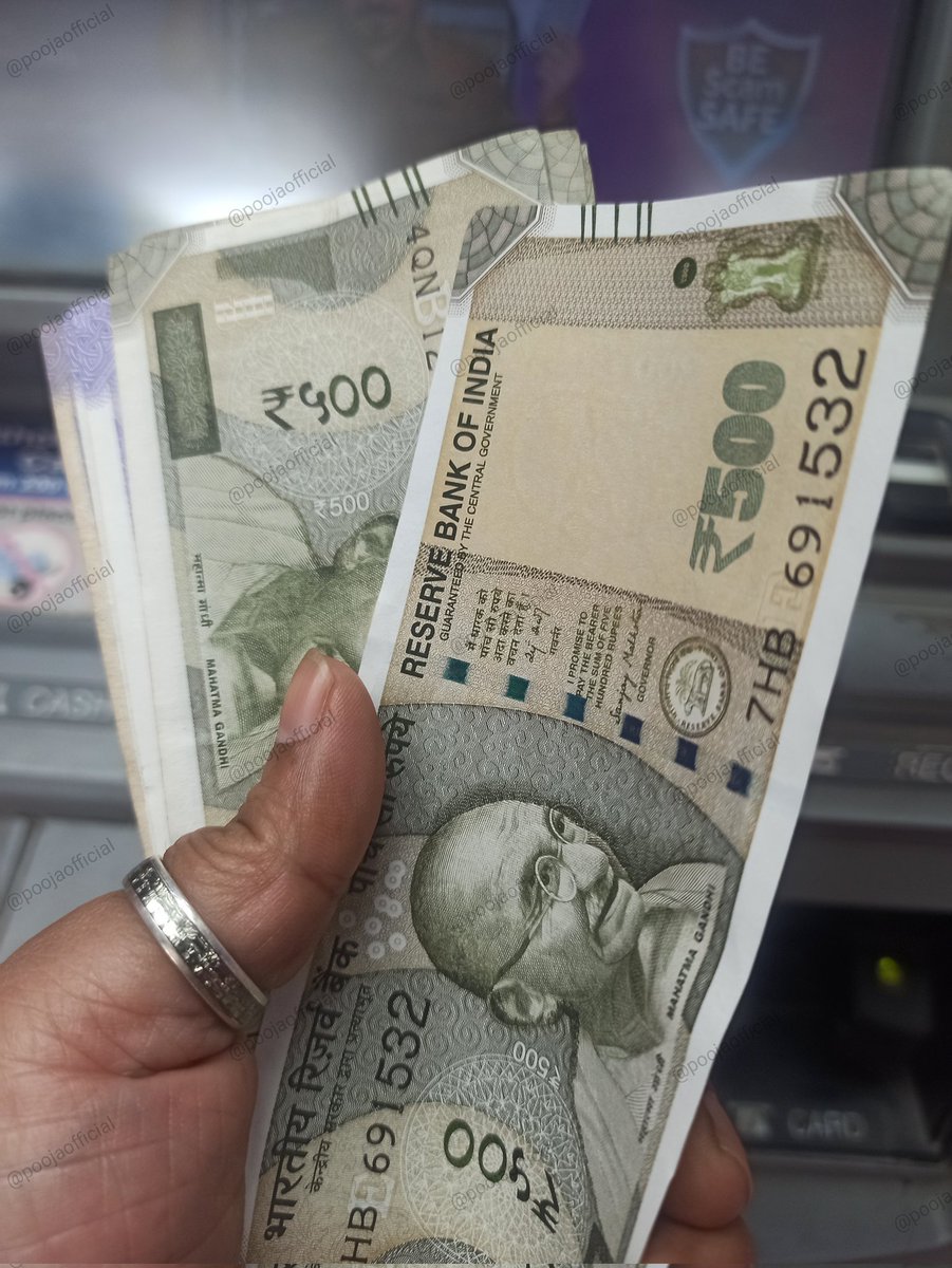 Today I went to an ATM to withdraw some cash but while counting the ...