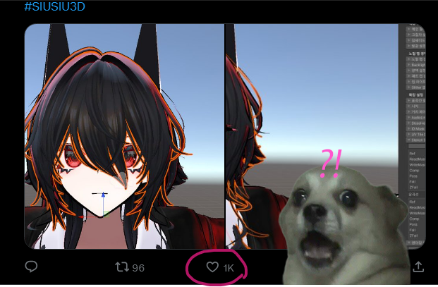 _sojabe_'s tweet photo. 私の投稿が1kを超えるのは初めてです···これほど多くの関心を受けるとは想像もしていませんでした。皆さん、本当にありがとうございます！！
#SIUSIU3D #VRChat https://t.co/vgROKxbdU2