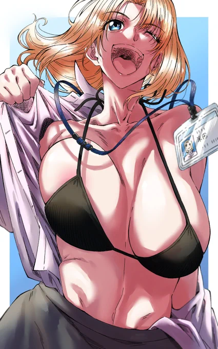 #イラスト 準備万端の米田さん