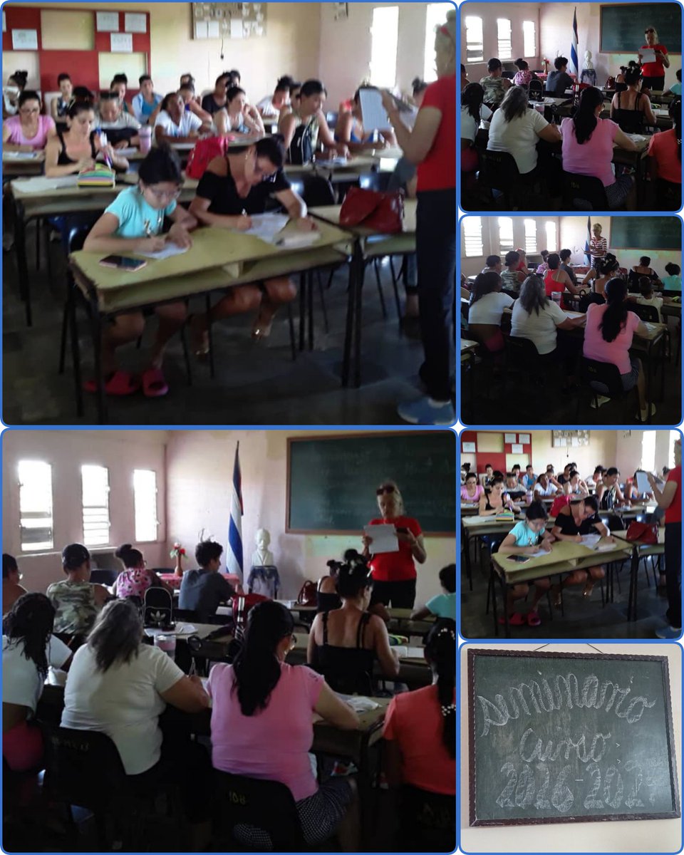 DailyPrezR1965's tweet photo. La Escuela Primaria Lázaro Huet Santos de #EducaciónEncrucijada realiza Seminario de Preparación para el Curso Escolar 2026-2027.
#EducaciónPrimaria
#CubaEduca. https://t.co/Yrlf2GLiXe