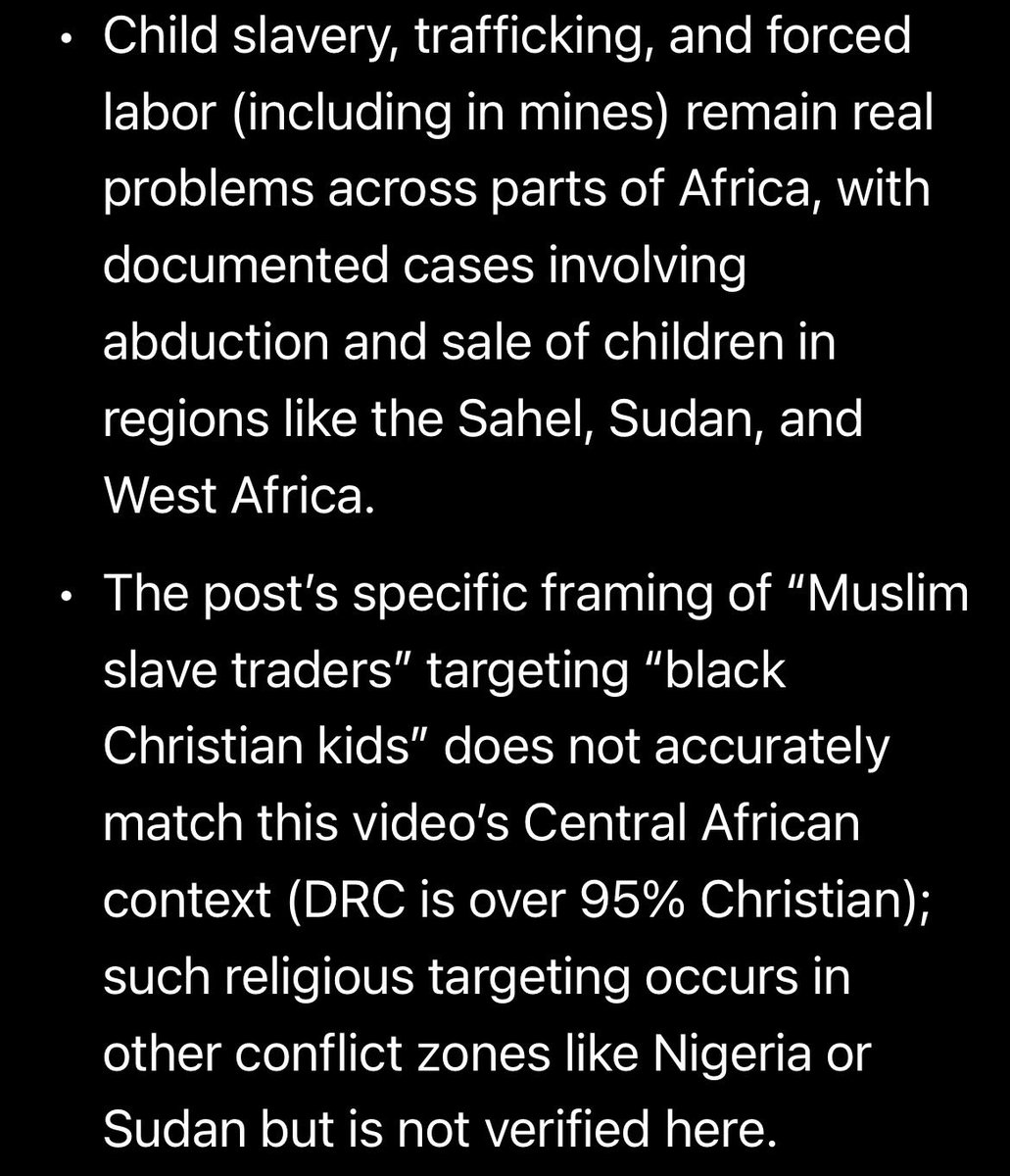 DohenyDog's tweet photo. This is not accurate. The fact is this is probably a Christian dominant village. Child trafficking is a very real issue, largely due to poverty and extraordinary scarcity. 

In no way do I condone child trafficking, however, you cannot really comprehend the situation unless you are there.