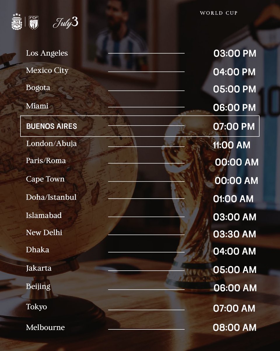 AFASeleccionEN's tweet photo. Everything is set for when La Scaloneta takes the field 🇦🇷⌚️ https://t.co/sYvBRax5gG