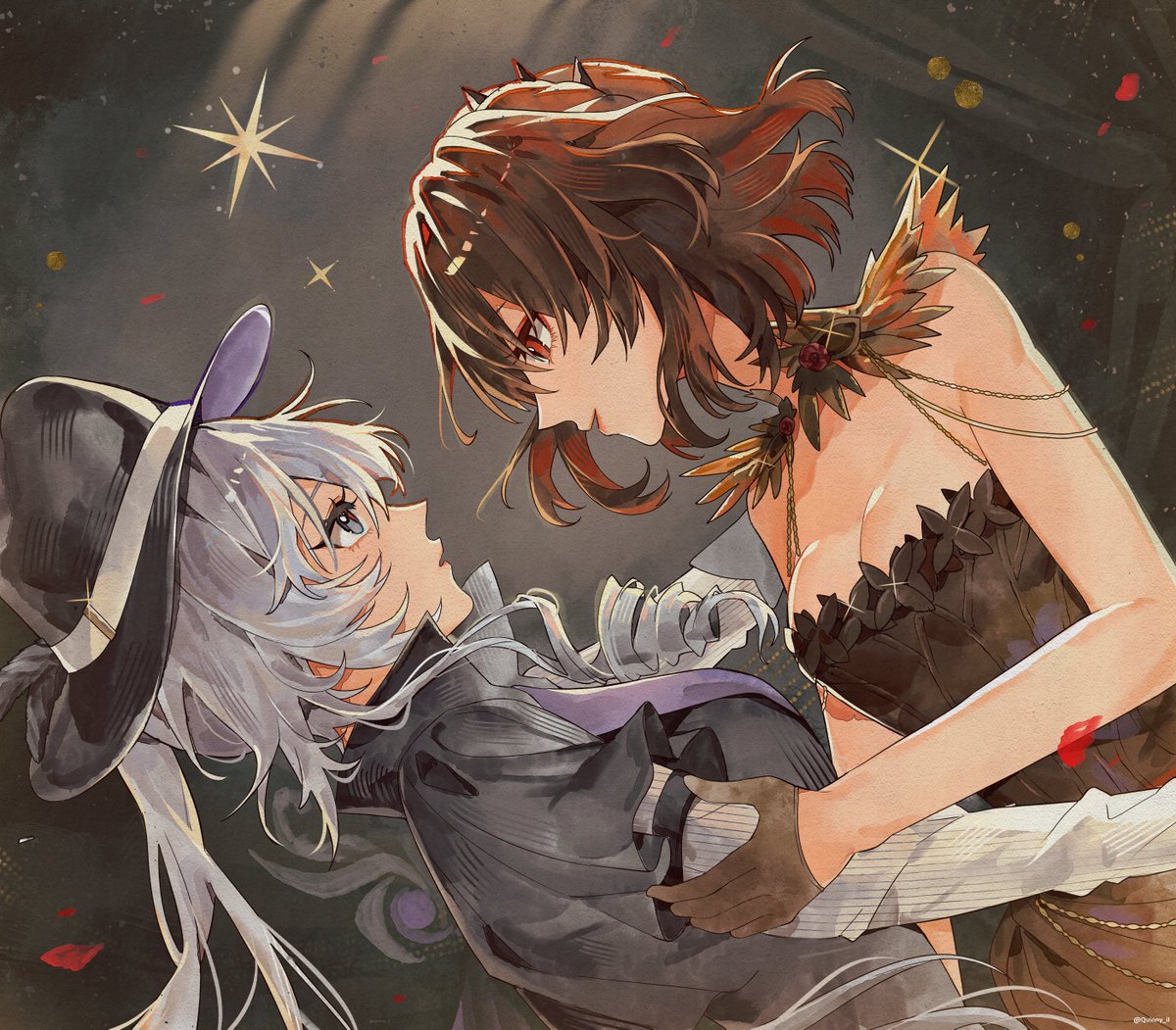 Quinny_il's tweet photo. 🐦‍⬛🌹dancing scene from PV #SilverPalace https://t.co/Yeo2M32Ico