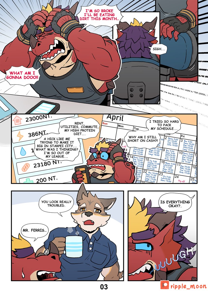 h155296's tweet photo. 【WAIT, DRAGON MILK SELLS?!】P.03&amp;04

Is Ferris gonna agree?

14 pages on my 🅿️site
Read 10 more pages before anyone else, with full color version exclusive to patrons! https://t.co/9MCef1eoga