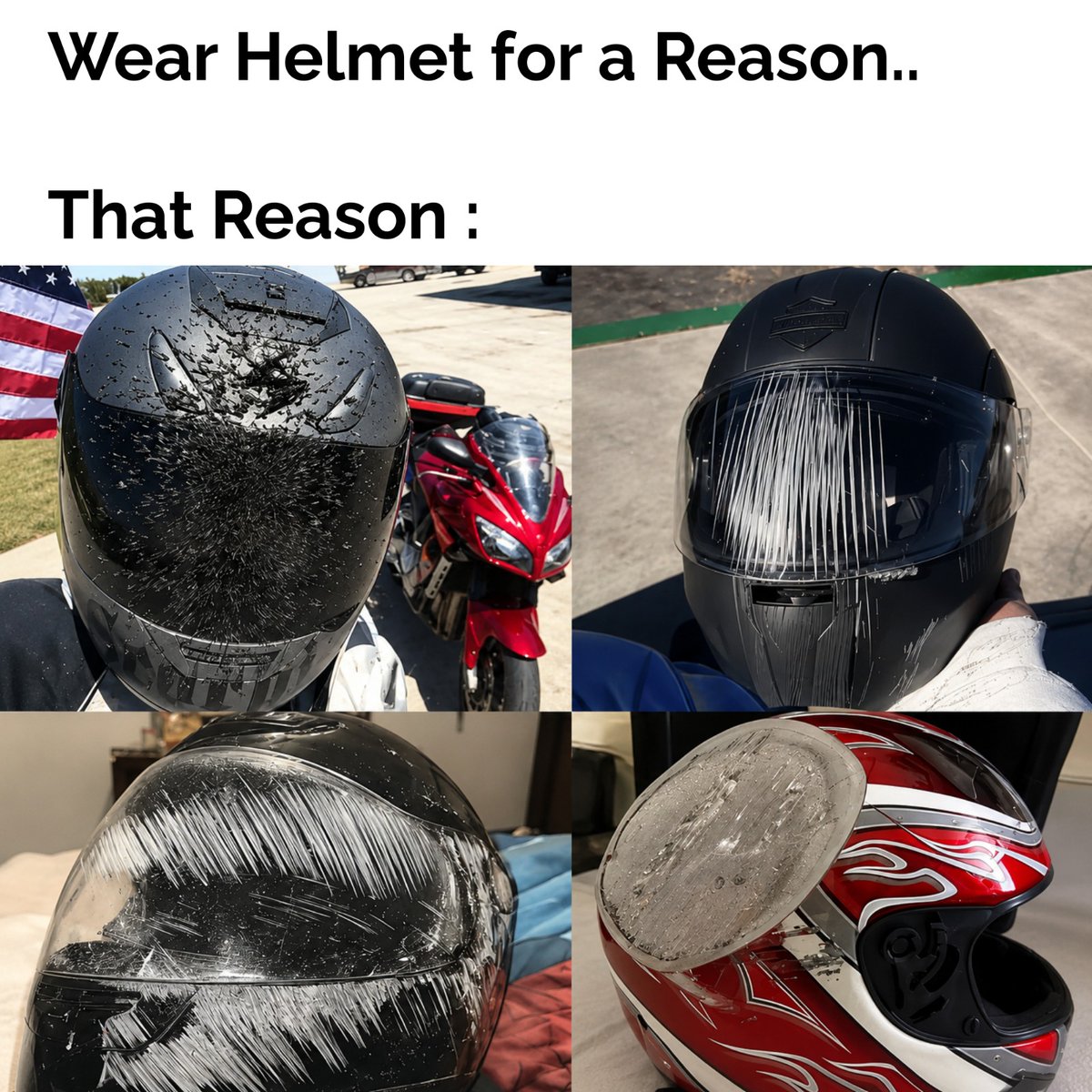 journorama's tweet photo. Always wear a helmet! ⛑️💯
#rkinsight @OSRTC_Odisha   @DCP_TRAFFIC https://t.co/IQmZN1cKZS