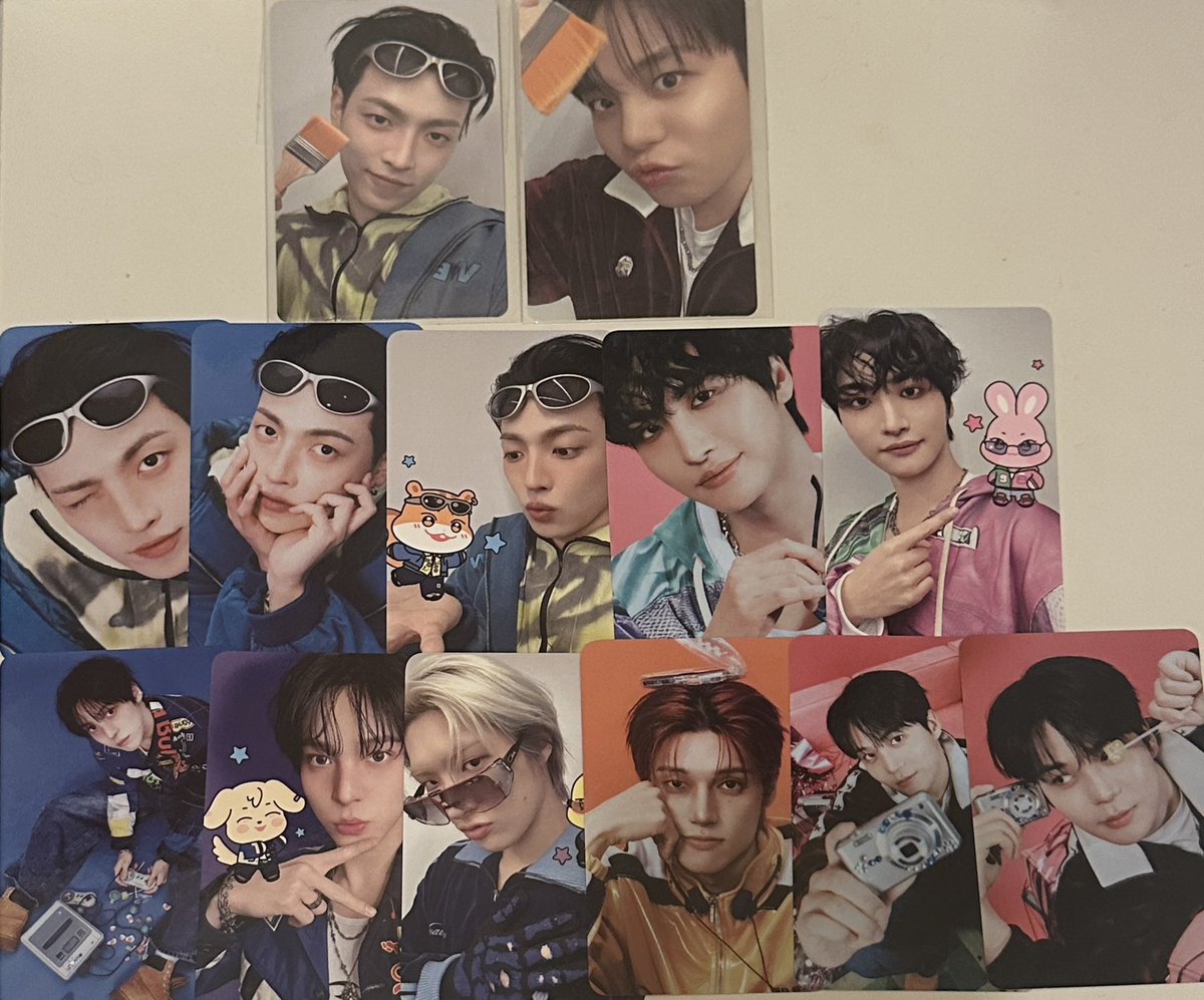 ily___3_'s tweet photo. ATEEZ ANITEEZ IN COLOR ラントレ トレカ 特典  交換  

【譲】 ホンジュン ソンファ ユノ ミンギ
　　　ウヨン ジョンホ
【求】 💖サン (特典同種/ラントレ同異種)

郵送希望📮
条件合う方お気軽にリプの方よろしくお願い致します🙂‍↕️ https://t.co/zofNG8ydq3