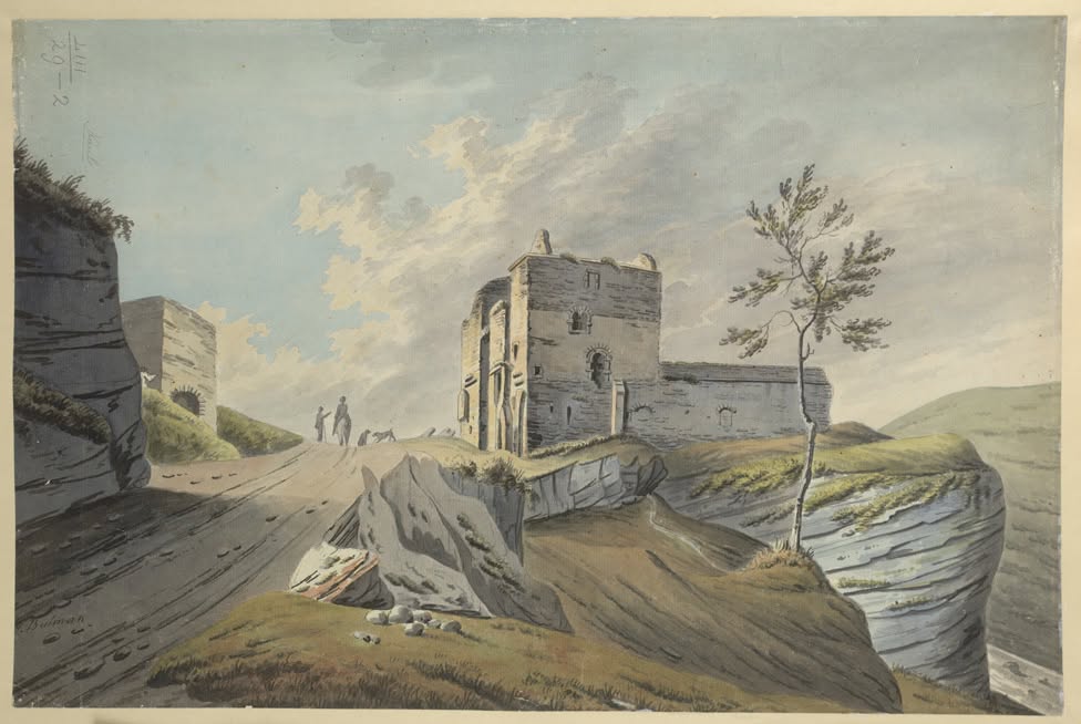 OldeEire's tweet photo. ld image of Naul Castle, 12th century Norman tower house, north county Dublin #Ireland

#Localhistory #Irelandoldandnew #MarkJenkins #Dublin #Dublinhistory #castles #towerhouse https://t.co/mqxWV1f0LU