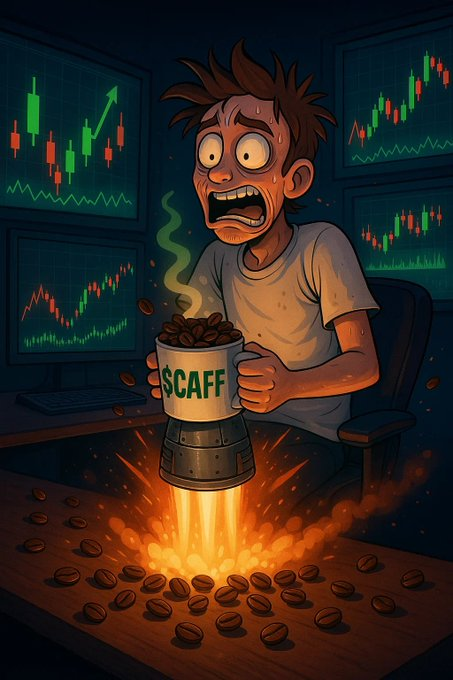 Craze4Caffeine's tweet photo. When $CAFF hits maximum thrust before the breakout even starts 🫠 https://t.co/tMHA6I9Z4H