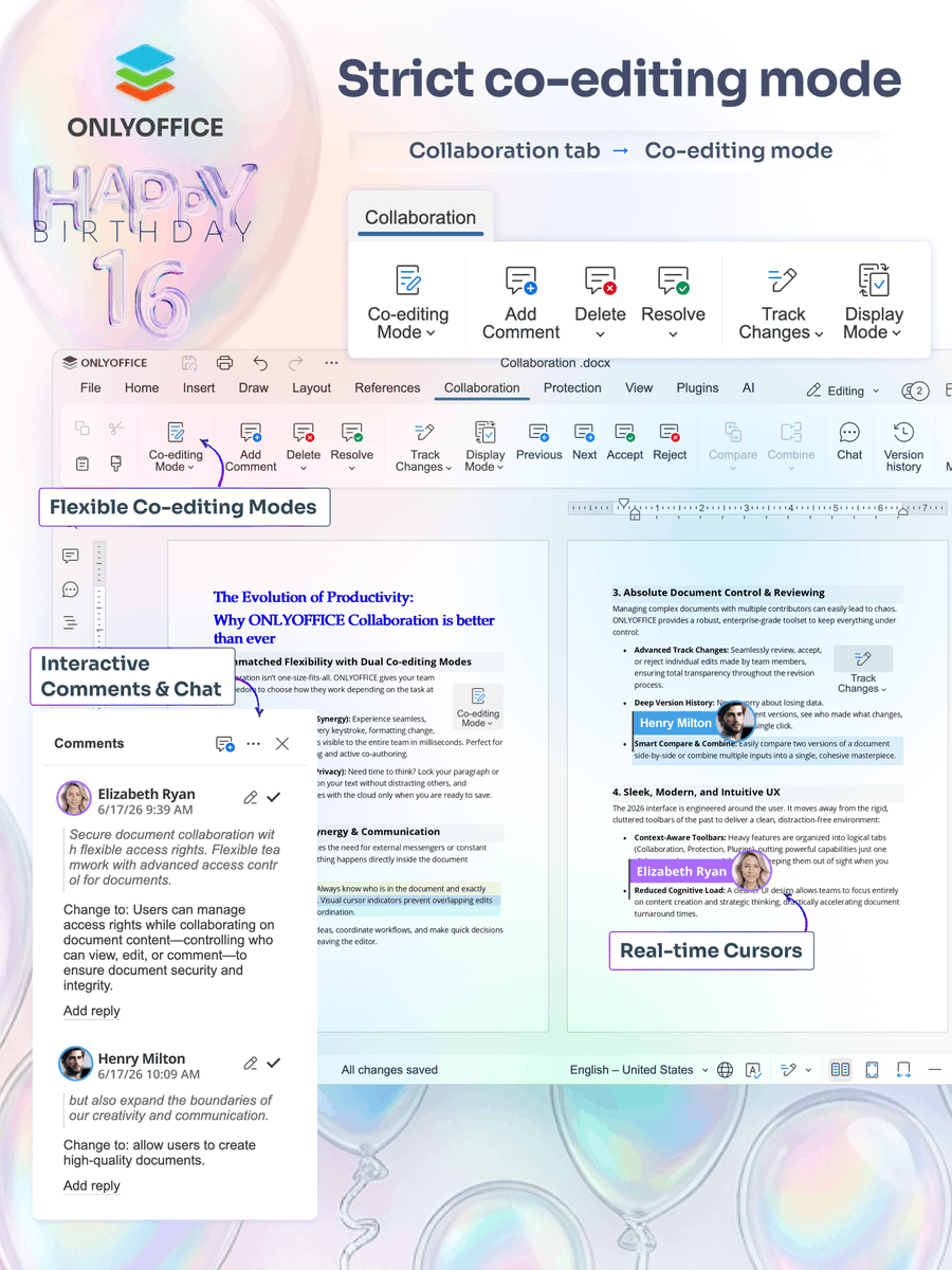 The ONLYOFFICE tweet media