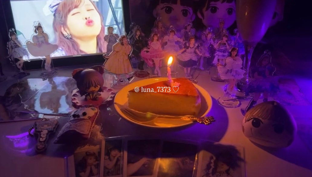 _lu7e's tweet photo. 瑠夏ちゃんお誕生日おめでとう🐹💜だいすきだよ #仲川瑠夏  #仲川瑠夏生誕祭2026  #やっぴーばーすでー  #るなぴ https://t.co/UioSbW0rIy