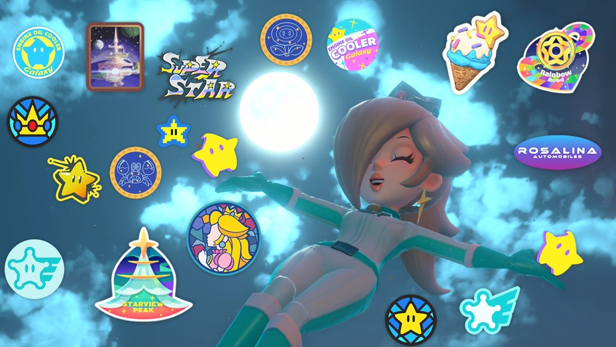 MAY THE STARS SHINE DOWN ON YOU Rosalina🩵✨💫 #ロゼッタ #Rosalina