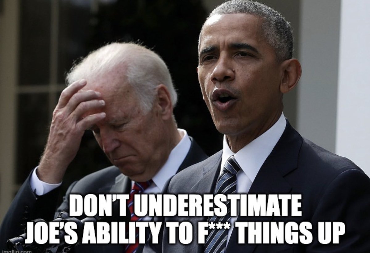 deadlanderal's tweet photo. @maddenifico Fascist DOJ tried to imprison Biden’s political opponents. Obama used the DOJ to spy on Trump and used the DOJ to lie to FISA judges to illegally wiretap US citizens to promote the deep
State. Joe Biden was Obama’s third and worst term in office. https://t.co/rLEdbTkolF