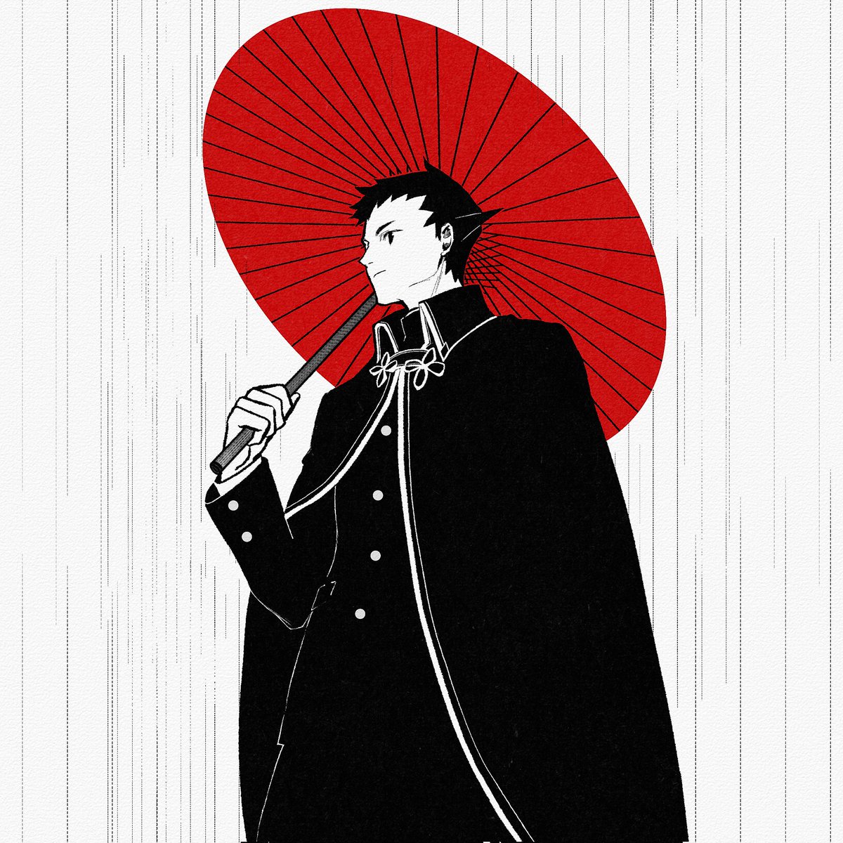 chesenmori's tweet photo. 雨 https://t.co/iJOViopQRX