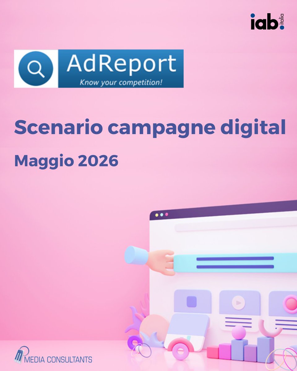 IABItalia's tweet photo. Scopri i formati e le creatività più performanti di maggio🎨
#AdReport di @Mcs_Milano ha evidenziato oltre 5.000 advertiser attivi e quasi 9.200 campagne di display advertising.
Vuoi saperne di più? Scarica il report completo https://t.co/nEk6yzin5L
#IABItalia