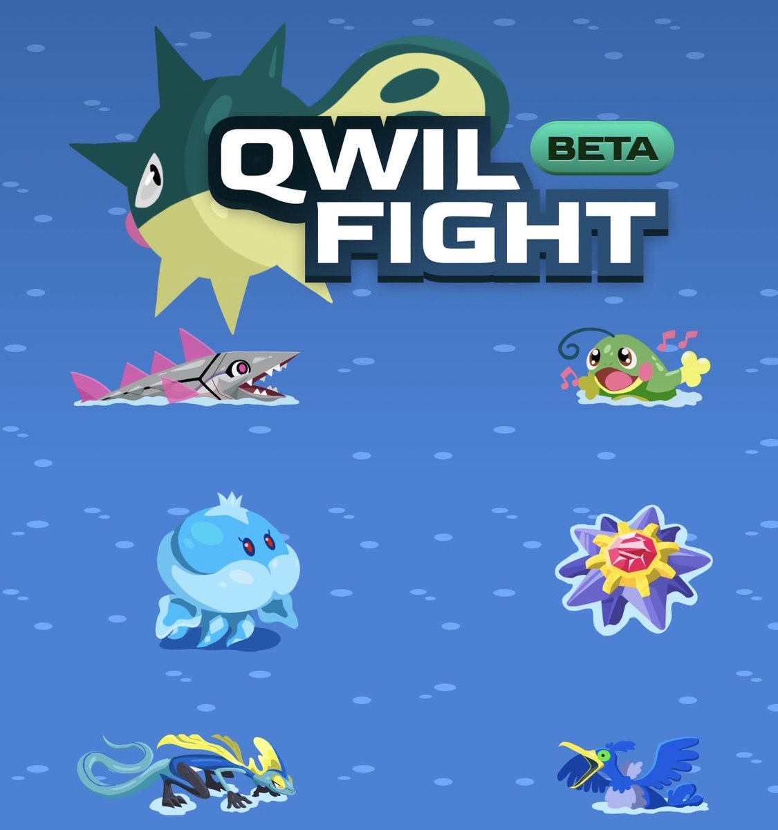 borisjnd's tweet photo. Qwilfight features 39 Pokémon with unique abilities (with hand drawn sprites)

Some attack and some defend https://t.co/TuXKKl5R0n