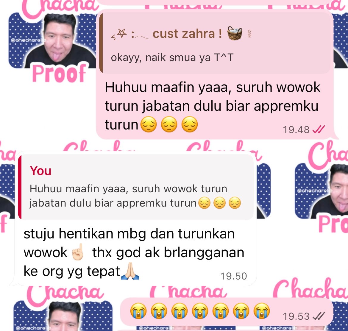 chacharelie's tweet photo. sp stuju sm aku dan kk zahra☝🏻☝🏻 https://t.co/X6J4M5m2mC