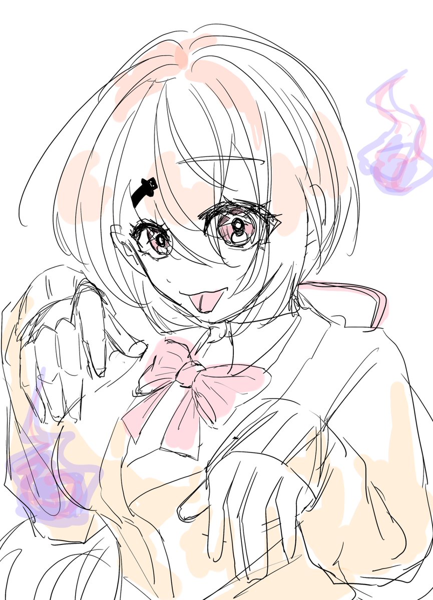 Boku__pudding's tweet photo. ３月の絵のリメイクだったりする https://t.co/pdBsDlhxt5