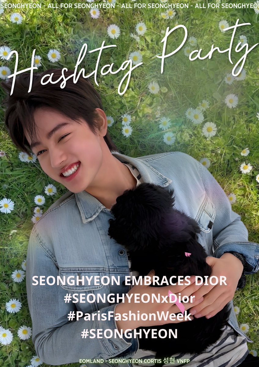 Seonghyeon_CN's tweet photo. 📣 | HASHTAG BOOST for PFW 🎉

🎯 100+ replies
✍🏻 Write meaningful keywords along with hashtags &amp; tagline + use images 
🤍 RT &amp; REPLY ↓ 

SEONGHYEON EMBRACES DIOR

#SEONGHYEONxDior
#ParisFashionWeek
#SEONGHYEON @Dior https://t.co/8C2DCKcXbD