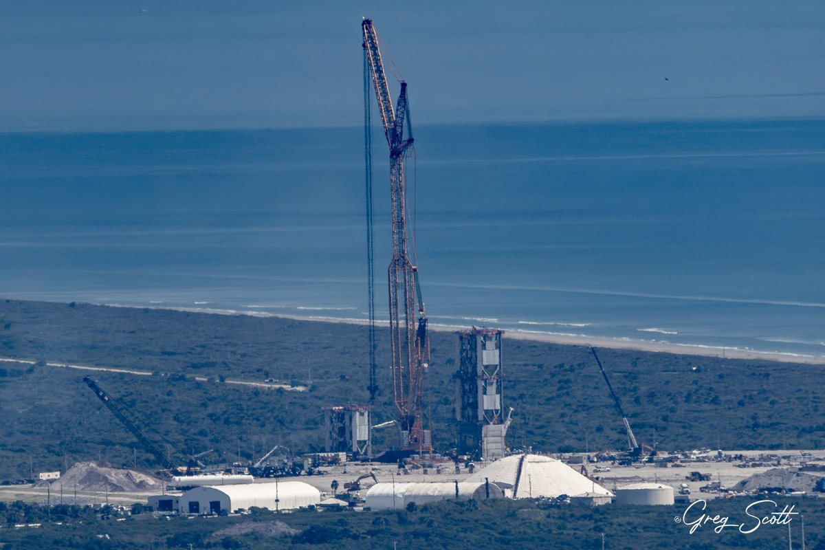 GregScott_photo's tweet photo. Big changes at all the pads at NASA this week. 39A Starship tower is getting close, Blue Origin's pad clean up is really moving along at LC36, Megabay at SpaceX is nearing outside completion & much more.
Watch Marcus House & Avid Space this weekend for many more shots & for all the coverage consider my Patreon for pennies a day https://t.co/5qvQsv4Q8w & help me do more flyovers and close up pad shots.