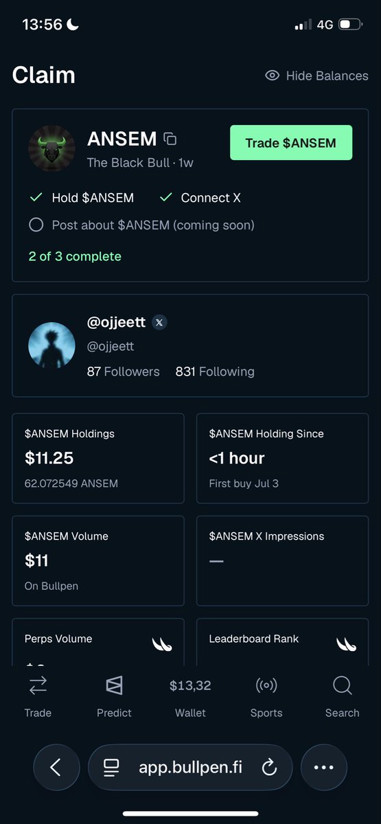ojjeett's tweet photo. Didnt knew bullpen was this smooth tbh 
Yoo @blknoiz06 how s my solana:9cRCn9rGT8V2imeM2BaKs13yhMEais3ruM3rPvTGpump looking ? https://t.co/6q9zufgZEX