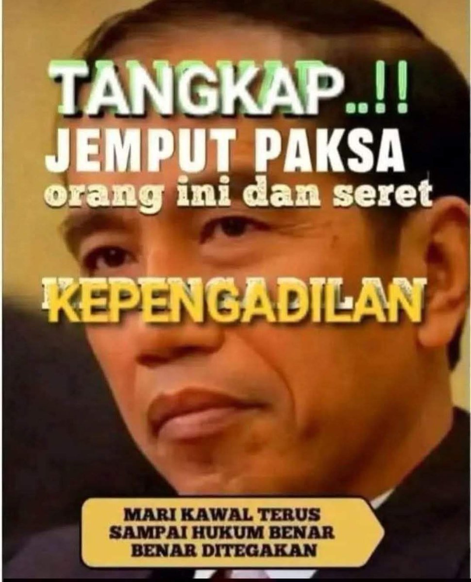 OjolNyambi's tweet photo. BELANDA JEPANG DAN SEKUTU AJA ANGKAT KAKI DARI INDONESIA
PKI AJA TAHUN 1965 BISA DIBASMI
APALAGI CUMA MODEL BEGINI ?!
SIAPAPUN DIBELAKANGNYA
HANCURKAN DAN BASMI !!
AYO REVOLUSI !!!
#JokowiPengecutHina
#JokowiPengecutHina https://t.co/J1ZjxEEMNw