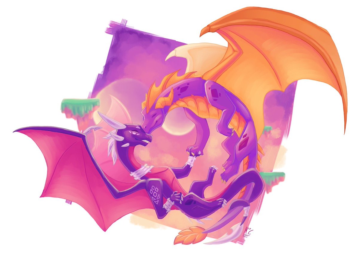 CandeagoMartina's tweet photo. 🖤❤️cynderxspyro💛💜
#spyrothedragon #thelegendofspyro #spyro #cynder #spyroxcynder #spyrofanart #fanart https://t.co/Wiaoj3Pa53