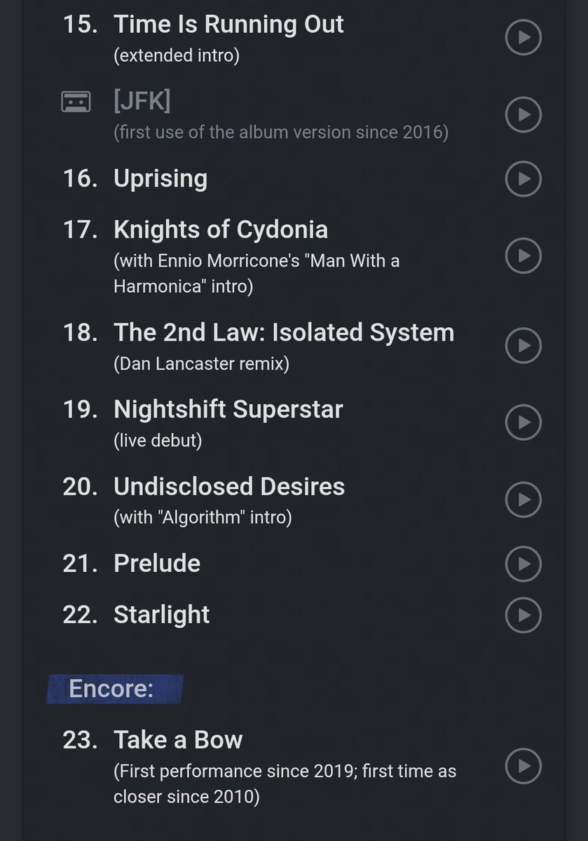 musebrasil_'s tweet photo. Ontem rolou o primeiro show da nova turnê do Muse e esse foi o setlist. Opiniões?

Vou deixar abaixo alguns vídeos do show! https://t.co/I7g5trTV97