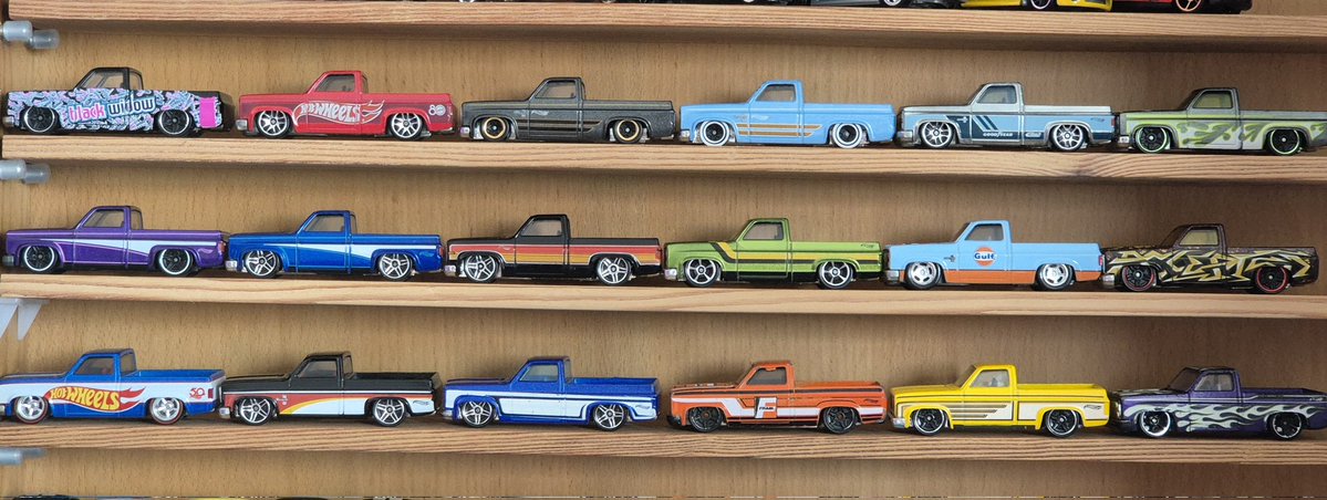 Here's my '83 Chevy Silverado collection as it stands. The pink