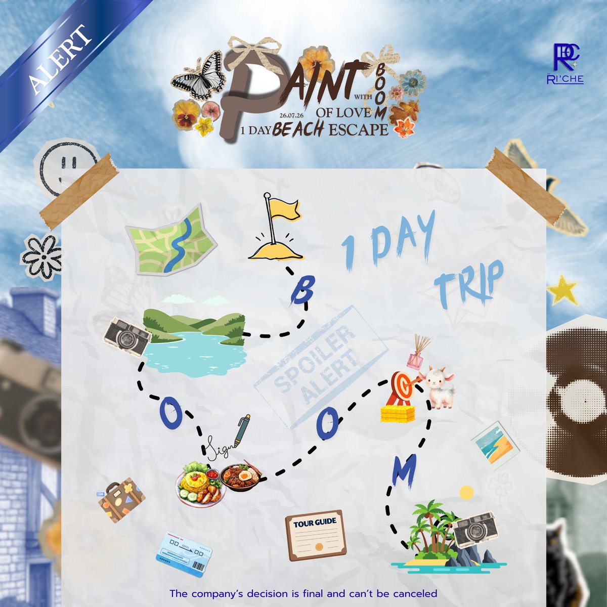 Riche_biome's tweet photo. ✨Spoil alert 🐋

สถานที่ และ กิจกรรมสำหรับงาน "PAINT OF LOVE WITH BOOM  1 DAY BEACH ESCAPE  🏝️⛱️ “ 

ตื่นเต้นสุดๆไปเลย มีอะไรสนุกๆ และ ทำเยอะเลย หากใครสนใจ สามารถทักมาสอบถามรายละเอียดได้นะคะ 

พี่ริชเช่ และ บูม รอทุกคนอยู่น๊าาาาาาาาาา 😊

Here’s a sneak peek at the locations and activities for "PAINT OF LOVE WITH BOOM  1 DAY BEACH ESCAPE  🏝️⛱️ “ 

We’re so incredibly excited. There’s so much to look forward to and so many things to do. If anyone’s interested, feel free to slide into my DMs for more details.

Riche and Boom is waiting for everyone 😊

Set A 35 ท่าน = Available 26 

Set B 15 ท่าน = Available 5 

สามารถสั่งซื้อได้ผ่าน DM และ Line Official ( Available for purchase via DM and Line Official )

สอบถามรายละเอียดเพิ่มเติมได้ที่
Line Official : @richeofficial

#RicheBiomeXBXXMRVW #BoomRaveewit 
#BXXMRVW 
#RVW 
#BETUS 
#richebiome 
#ริชเช่ไบโอม
#richebiome
