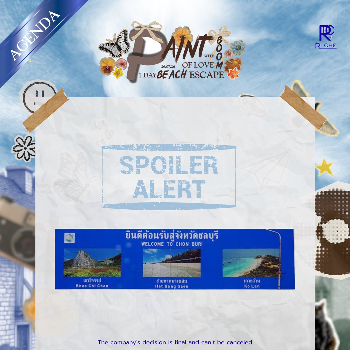 Riche_biome's tweet photo. ✨Spoil alert 🐋

สถานที่ และ กิจกรรมสำหรับงาน "PAINT OF LOVE WITH BOOM  1 DAY BEACH ESCAPE  🏝️⛱️ “ 

ตื่นเต้นสุดๆไปเลย มีอะไรสนุกๆ และ ทำเยอะเลย หากใครสนใจ สามารถทักมาสอบถามรายละเอียดได้นะคะ 

พี่ริชเช่ และ บูม รอทุกคนอยู่น๊าาาาาาาาาา 😊

Here’s a sneak peek at the locations and activities for "PAINT OF LOVE WITH BOOM  1 DAY BEACH ESCAPE  🏝️⛱️ “ 

We’re so incredibly excited. There’s so much to look forward to and so many things to do. If anyone’s interested, feel free to slide into my DMs for more details.

Riche and Boom is waiting for everyone 😊

Set A 35 ท่าน = Available 26 

Set B 15 ท่าน = Available 5 

สามารถสั่งซื้อได้ผ่าน DM และ Line Official ( Available for purchase via DM and Line Official )

สอบถามรายละเอียดเพิ่มเติมได้ที่
Line Official : @richeofficial

#RicheBiomeXBXXMRVW #BoomRaveewit 
#BXXMRVW 
#RVW 
#BETUS 
#richebiome 
#ริชเช่ไบโอม
#richebiome